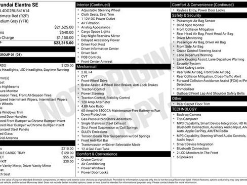Used 2024 Hyundai Elantra SE FWD image 2