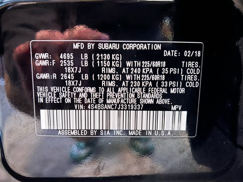 Used 2018 Subaru Outback 2.5i Limited image 33