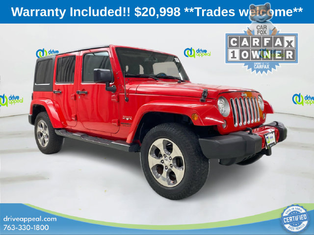 Used 2017 Jeep Wrangler Unlimited Sahara w/ Connectivity Group AWD/4WD image 1