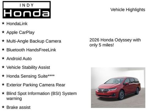 New 2026 Honda Odyssey EX-L image 7