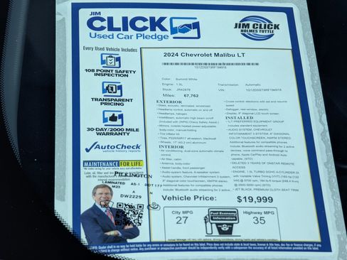 Used 2024 Chevrolet Malibu LT image 13