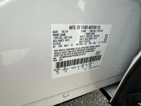 Certified 2019 Ford Edge ST w/ Equipment Group 401A image 29