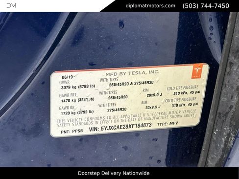 Used 2019 Tesla Model X Long Range image 48