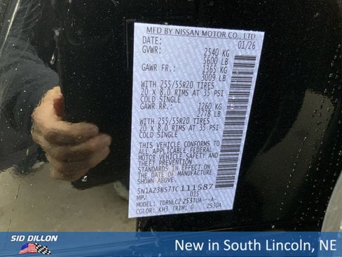 New 2026 Nissan Murano SV image 12