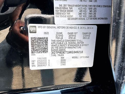 Certified 2021 GMC Sierra 1500 SLT RWD image 35