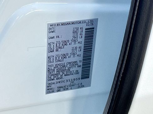 Certified 2026 INFINITI QX60 Luxe w/ Cargo Package FWD image 36