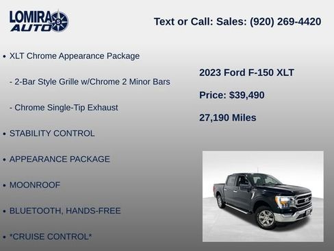 Used 2023 Ford F150 XLT w/ Equipment Group 302A High AWD/4WD image 27
