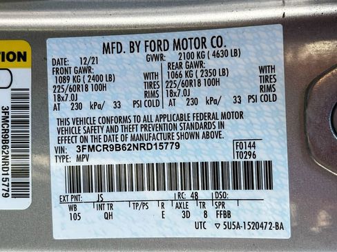 Used 2022 Ford Bronco Sport Big Bend w/ Convenience Package AWD/4WD image 31