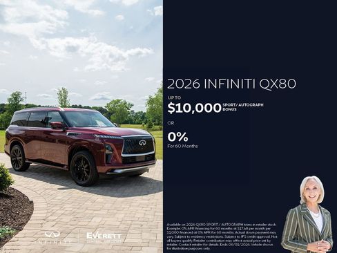 New 2026 INFINITI QX80 Autograph AWD/4WD image 2