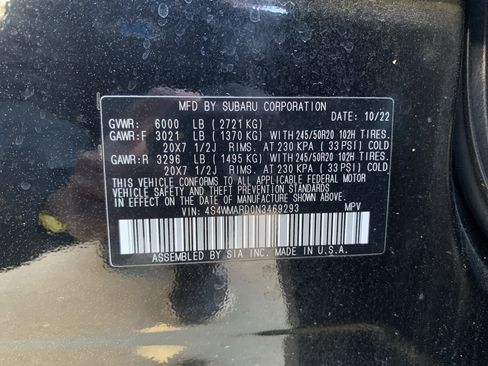 Used 2022 Subaru Ascent Touring image 36