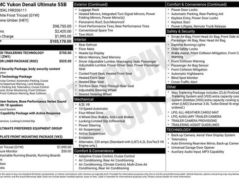 Used 2024 GMC Yukon Denali Ultimate AWD/4WD image 5
