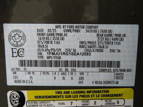 Used 2025 Ford Expedition Tremor image 77