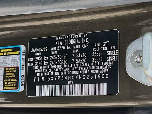 Certified 2022 Kia Telluride EX w/ EX Premium Package image 36