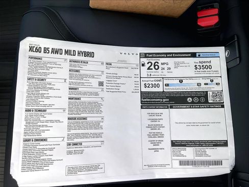 New 2027 Volvo XC60 B5 Core AWD/4WD image 36