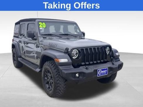 Used 2020 Jeep Wrangler Unlimited Willys image 1