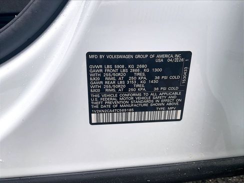 New 2026 Volkswagen Atlas SE AWD/4WD image 17