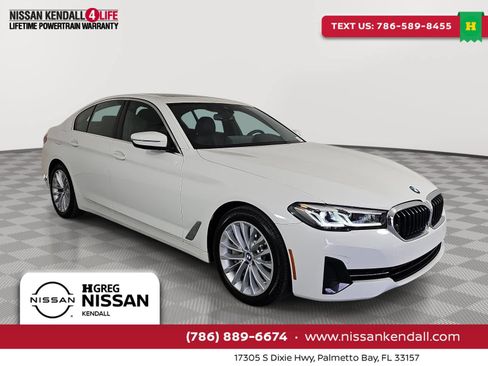 Used 2021 BMW 530i w/ Premium Package RWD image 1