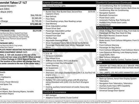 New 2026 Chevrolet Tahoe LT w/ Comfort Package image 6