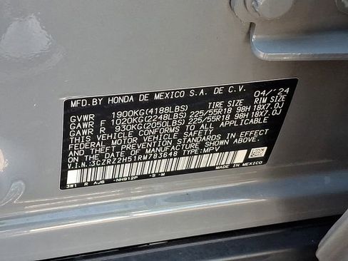 Certified 2024 Honda HR-V Sport image 27