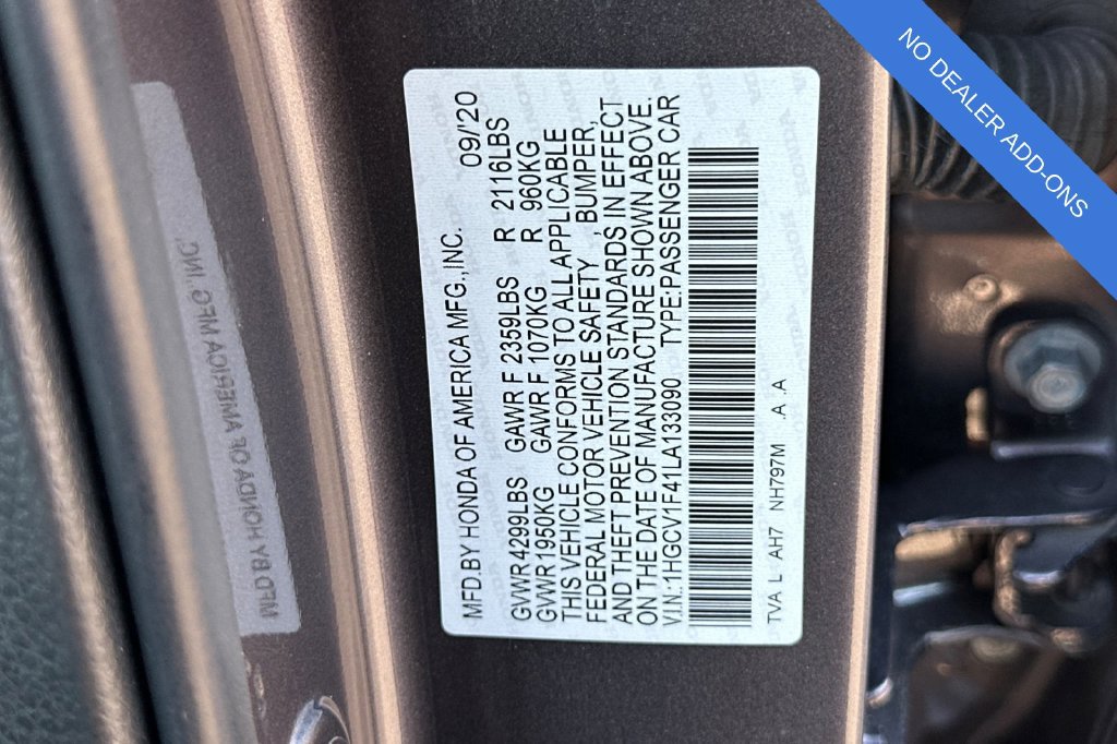 Used 2020 Honda Accord EX image 32