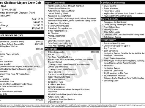 Used 2022 Jeep Gladiator Mojave AWD/4WD image 6