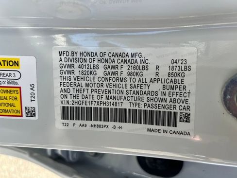 Used 2023 Honda Civic EX image 20