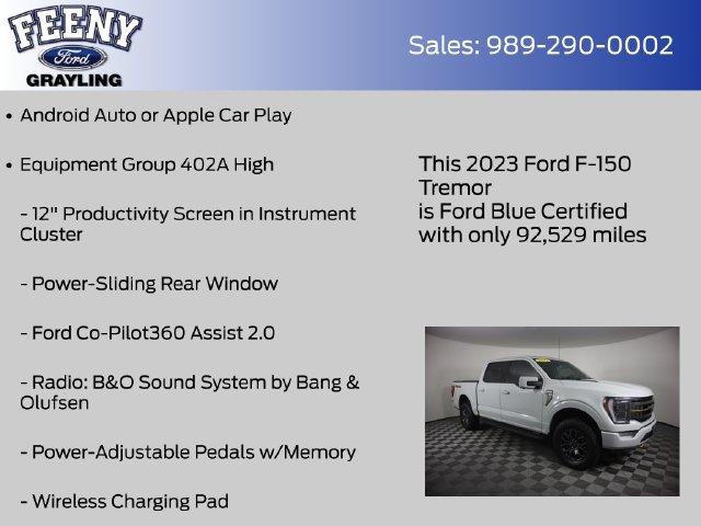 Used 2023 Ford F150 Tremor w/ Equipment Group 402A High AWD/4WD image 9