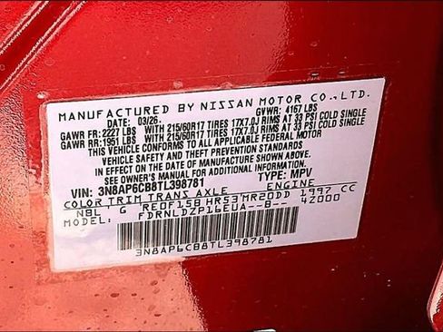 New 2026 Nissan Kicks SV w/ Cold Weather Package AWD/4WD image 8