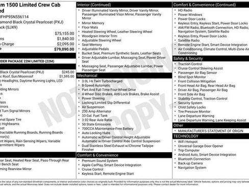 Used 2025 RAM 1500 Limited image 64