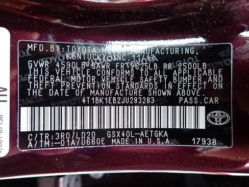 Certified 2018 Toyota Avalon XLE image 21