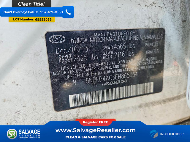 Used 2014 Hyundai Sonata GLS FWD image 16