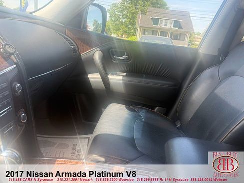 Used 2017 Nissan Armada Platinum w/ Captain Seat Package AWD/4WD image 21