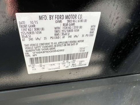 Used 2016 Ford Explorer Limited AWD/4WD image 34