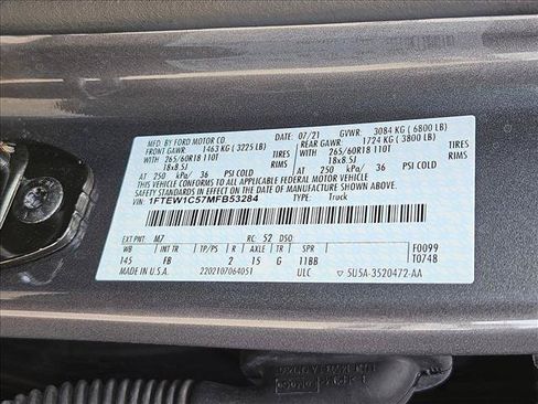 Used 2021 Ford F150 XLT w/ Equipment Group 301A Mid RWD image 24