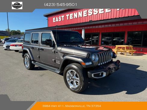 Used 2020 Jeep Wrangler Unlimited Sahara AWD/4WD image 1