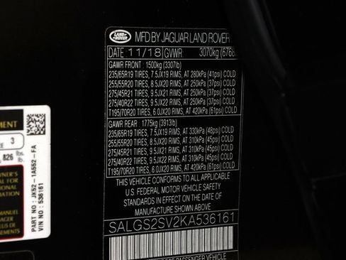 Used 2019 Land Rover Range Rover HSE image 45