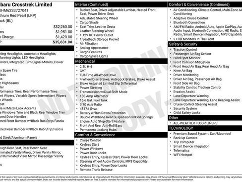 New 2025 Subaru Crosstrek 2.5i Limited image 5