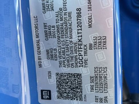 New 2026 Chevrolet Colorado ZR2 w/ ZR2 Bison Edition image 35