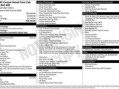 Used 2021 GMC Canyon Denali image 35