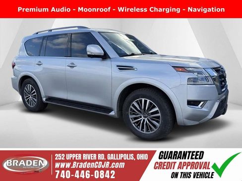 Used 2023 Nissan Armada SL w/ Captain's Chairs Package AWD/4WD image 1