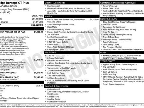 Used 2021 Dodge Durango GT AWD/4WD image 41