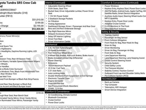 Used 2025 Toyota Tundra SR5 AWD/4WD image 6