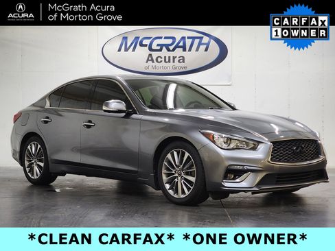 Used 2022 INFINITI Q50 Luxe w/ Cargo Package AWD/4WD image 1