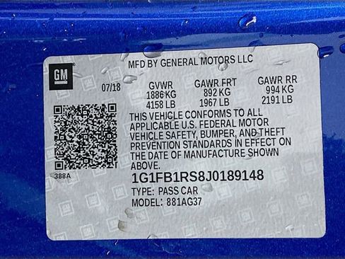 Used 2018 Chevrolet Camaro LT image 15