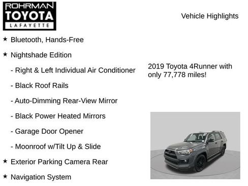 Used 2019 Toyota 4Runner Limited AWD/4WD image 7