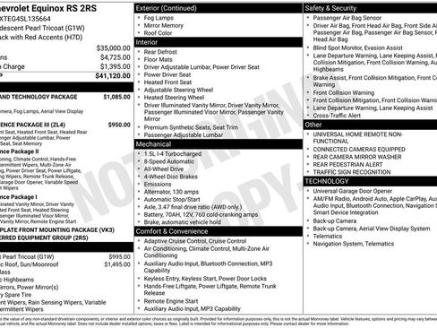 Certified 2025 Chevrolet Equinox RS w/ Safety and Technology Package AWD/4WD image 2