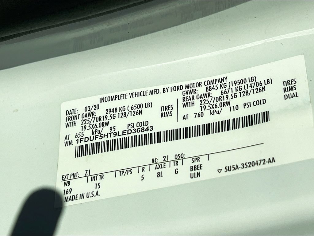 Used 2020 Ford F550 4x4 Regular Cab Super Duty image 24