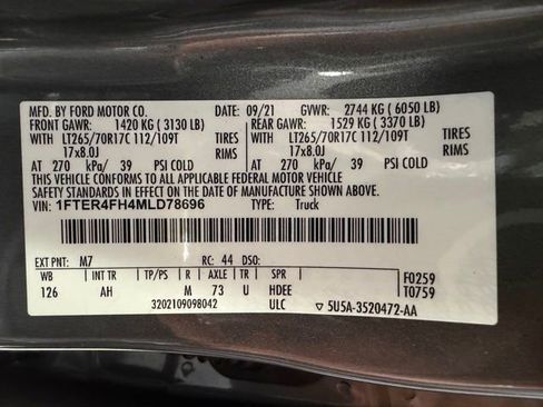 Used 2021 Ford Ranger XLT w/ Tremor Off-Road Package AWD/4WD image 43