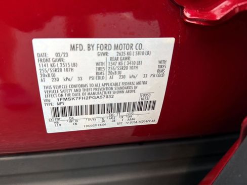 Used 2023 Ford Explorer Limited RWD image 44