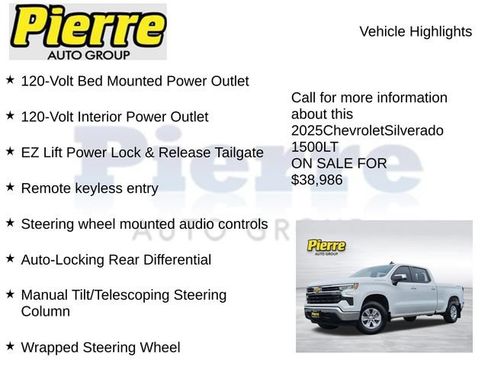 Used 2025 Chevrolet Silverado 1500 LT w/ Work Truck Package AWD/4WD image 22